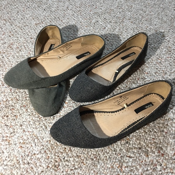 2 pairs of BGD Urban Outfitters fabric flats - Picture 8 of 8